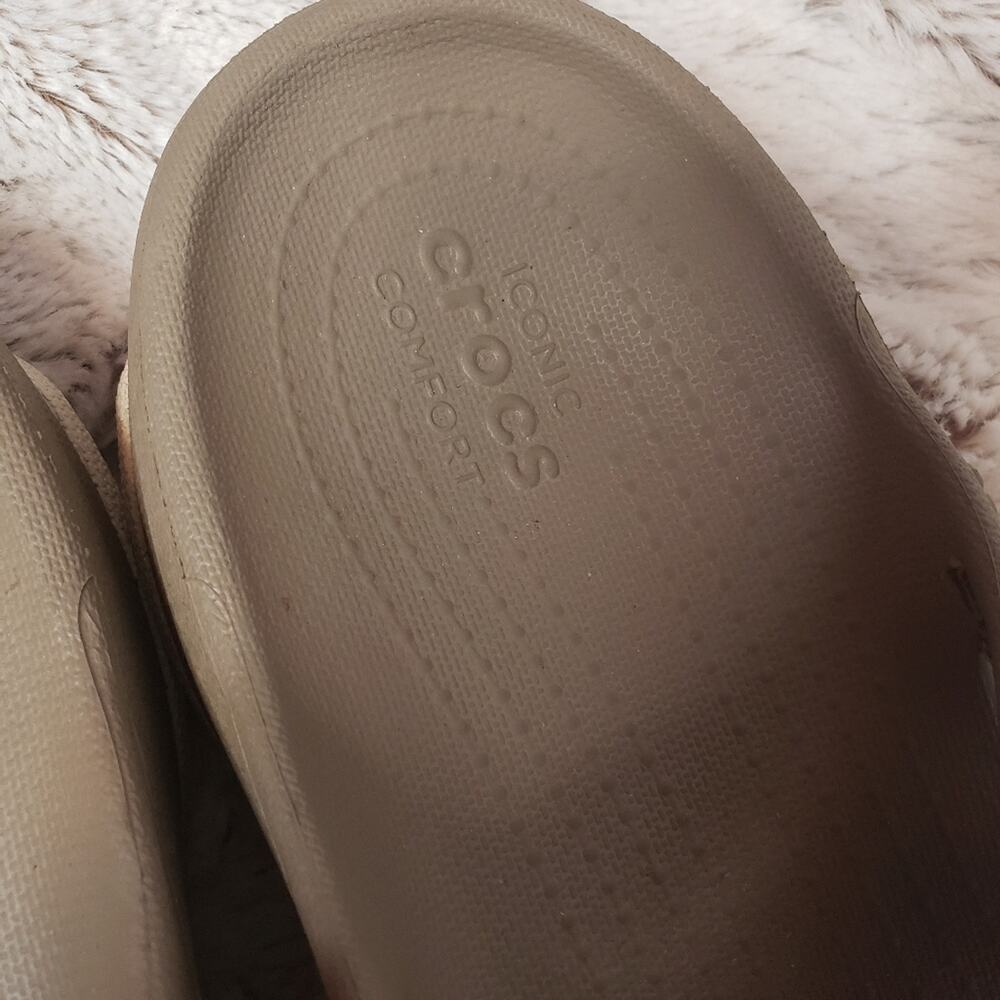CROCS MENS ICONIC COMFORT SLIP ON MEDIUM SIZE 9 THONG SANDAL - Picture 6 of 6